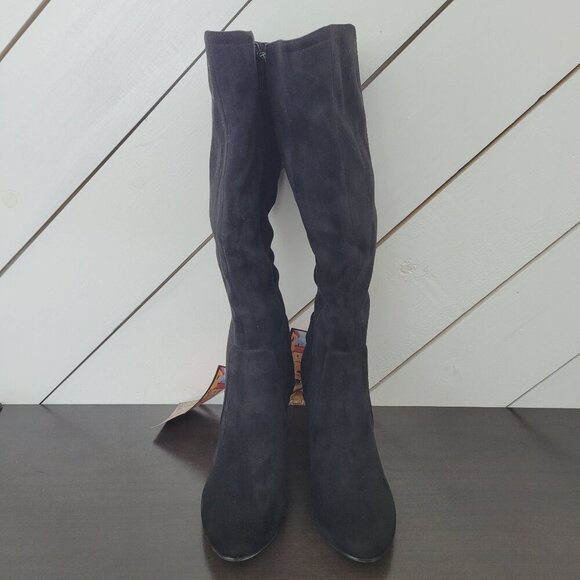 NEW Bella Vita Wide Calf  Womens 8M Troy iiplus Faux Suede Knee-High Boots 4CT - Picture 3 of 12